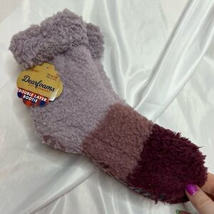 Dearforms Double Layer Bootie Slipper Socks, size 4-10 NWT